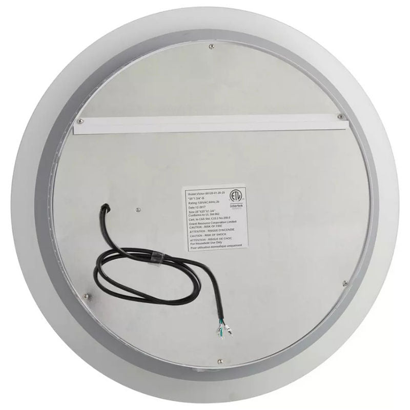 LMIR-18R - Round LED Mirrors and Cabinet 68W 30K/45K/65K