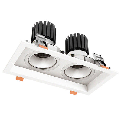 LED Architectural Winged Recessed Lights - Double Slot 20W 27K/30K/35K/40K/50K
