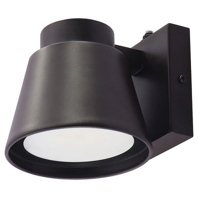 LRS-MC - 5" Height Mini-Cone Outdoor Wall Sconce with Photocell 10W 27K/30K/35K/40K/50K