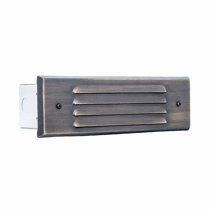 LS-124/LS-161 - LED Step Lights - Solid Brass Bronze, Aged Nickel 3W 3000K