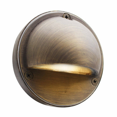 LS-158 - Solid Brass Bronze, Stainless Steel Step Lights with LED Lamps 3W 3000K