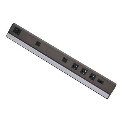 PSAL - Angled Power Strip & Undercabinet Light w/ Power Receptacle27K/30K/35K/40K/50K