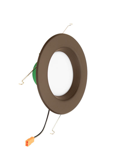 RDL-BF-MCT5 - LED Multi-CCT Recessed Light with Baffle Trim 15W 27K/30K/35K/40K/50K