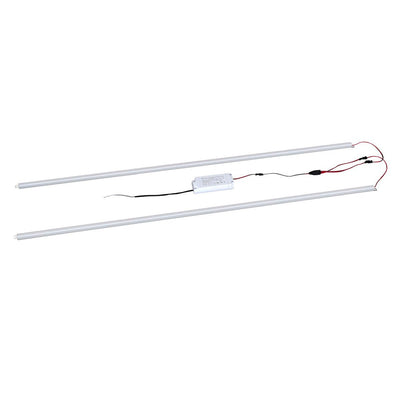 RMS - 4ft. x 2 Magnetic Retrofit Strip Kit with Extension Driver 20W/28W/35W 27K/30K/35K/40K/50K