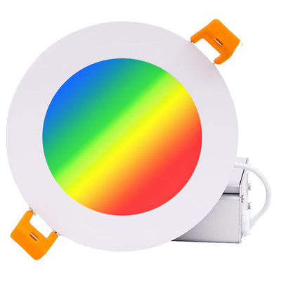 TC-RSL-RGBWW - Westgate Smart App or Remote Compatible RGBWW Ultra Slim Canless Recessed Lights 9W RGBWW