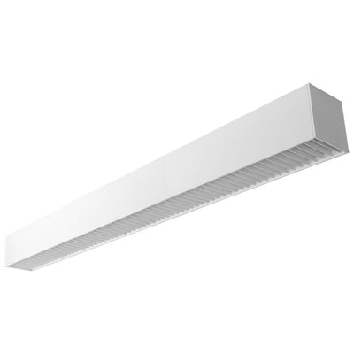 LED 6" Superior Architectural Seamless Indirect Linear Lights with White Louver Lens 60W/75W/90W 30K/35K/40K/50K