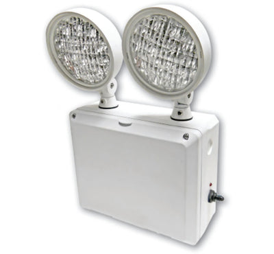 Wet Location LED Emergency Lights with Remote Capability 1.875W per head