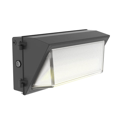 WMXE-EM - Adjustable Traditional Glass Lens Wall Pack with Emergency Backup 100W/120W/150W 30K/40K/50K