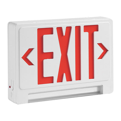XIT - Single or Double Face LED Strip Combination Exit/Emergency Light 4.5W 6500K
