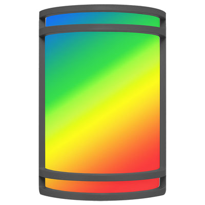 LDS-RGBW - Westgate Smart Lighting 7-Inch Wide RGB Outdoor/Indoor LED Decorative Wall Sconce 15W 5CCT AND RGB