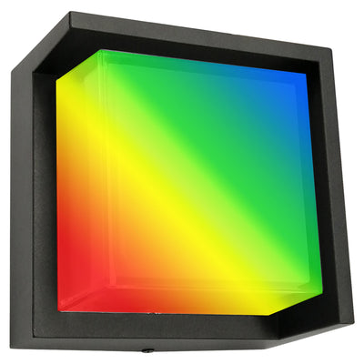 LRS-H-RGBW - Westgate Smart Lighting 6-Inch Square RGB Architectural LED Wall Light Model H 12W 5CCT AND RGB