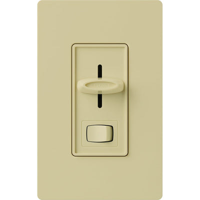 Lutron Skylark Preset Dimmer with On/Off Switch, 1000W, Incandescent/Halogen Only, Single-Pole/3-Way, 120V, S-103PH-IV, Ivory