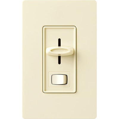 Lutron Skylark Dimmer Switch for Electronic Low-Voltage, 300W ELV, Single Pole, Preset, Neutral Required, 120V, SELV-300PH-AL, Almond